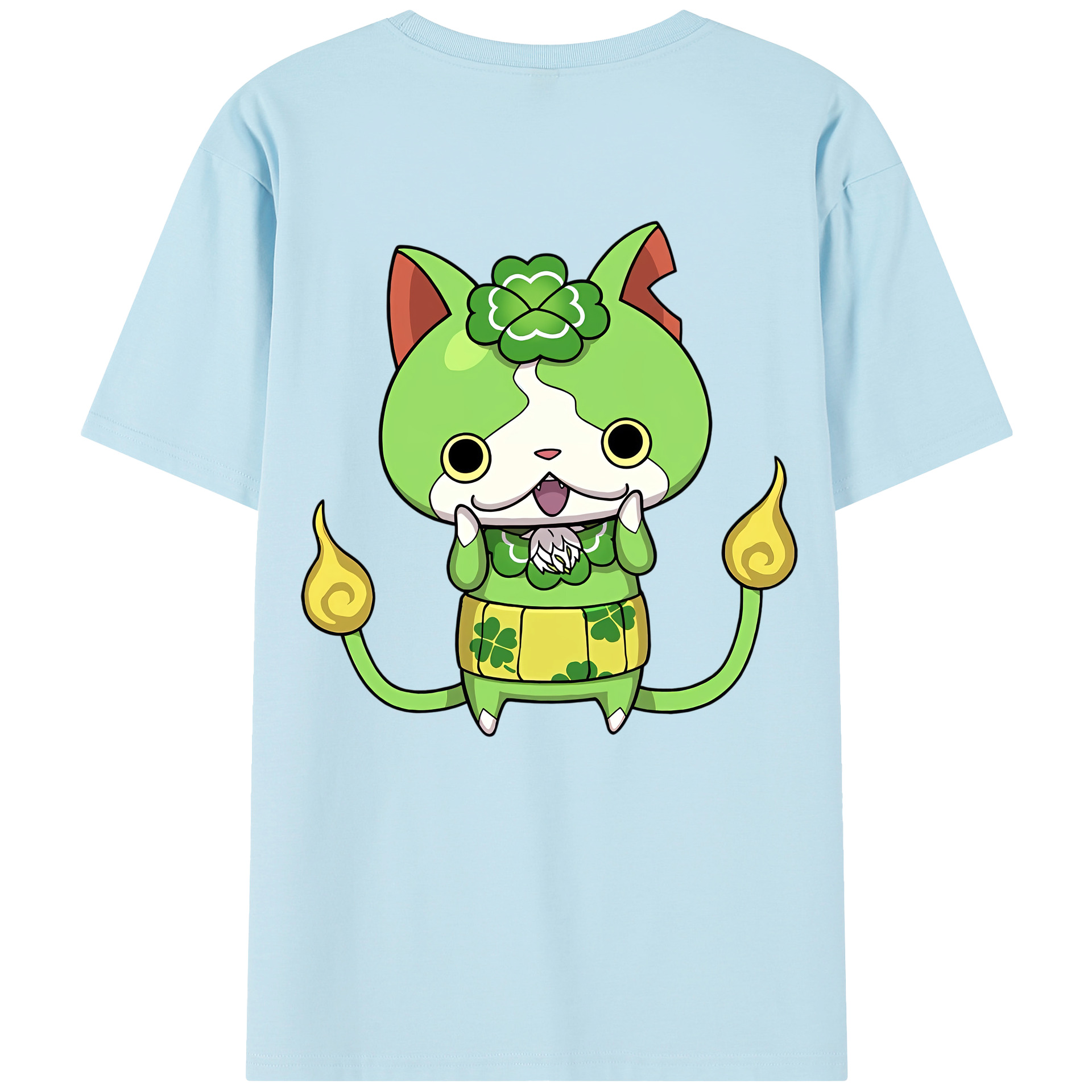 （画像用） 妖怪ウォッチ Yo-kai Watch 綿100％半袖Tシャツ（背面プリント）